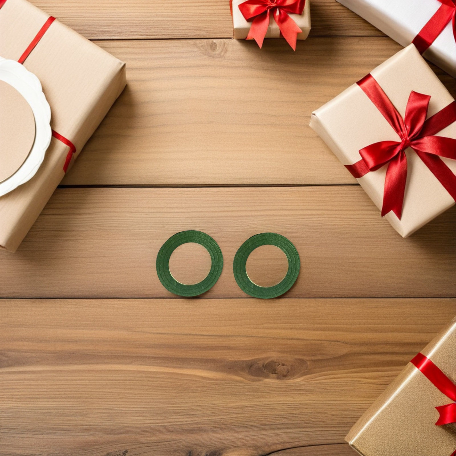 3 Rolls Wreath Tape Flower Flo - Floral Tape Green 评论和价格