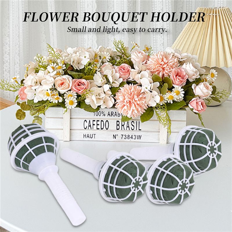 ABUL-8 Pack Foam Floral Handle - Bouquet Holder Foam 评论和价格
