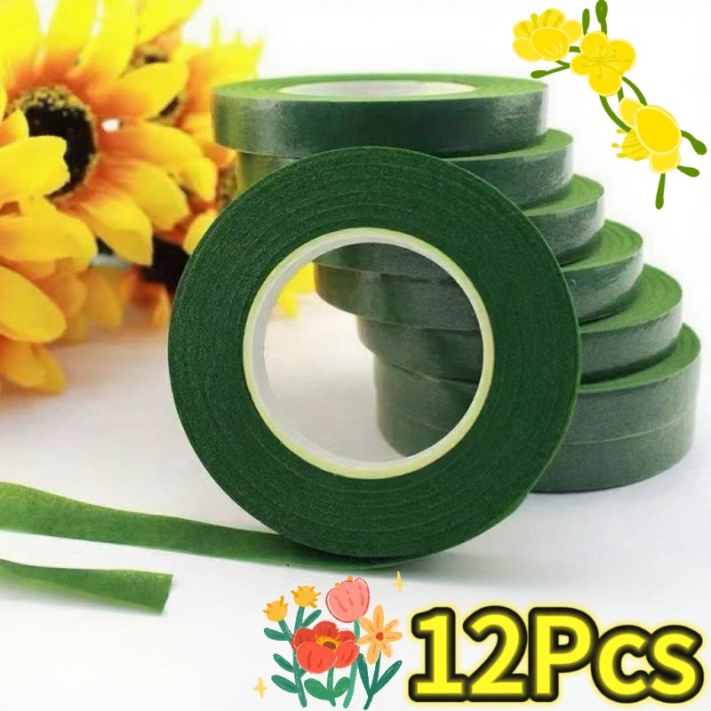 1-12Rolls Green Bouquet Floral - Floral Tape Green 评论和价格