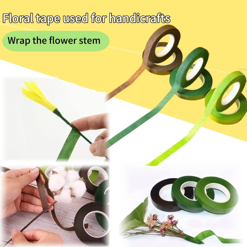 1-12Rolls Green Bouquet Floral - Floral Tape Green 评论和价格