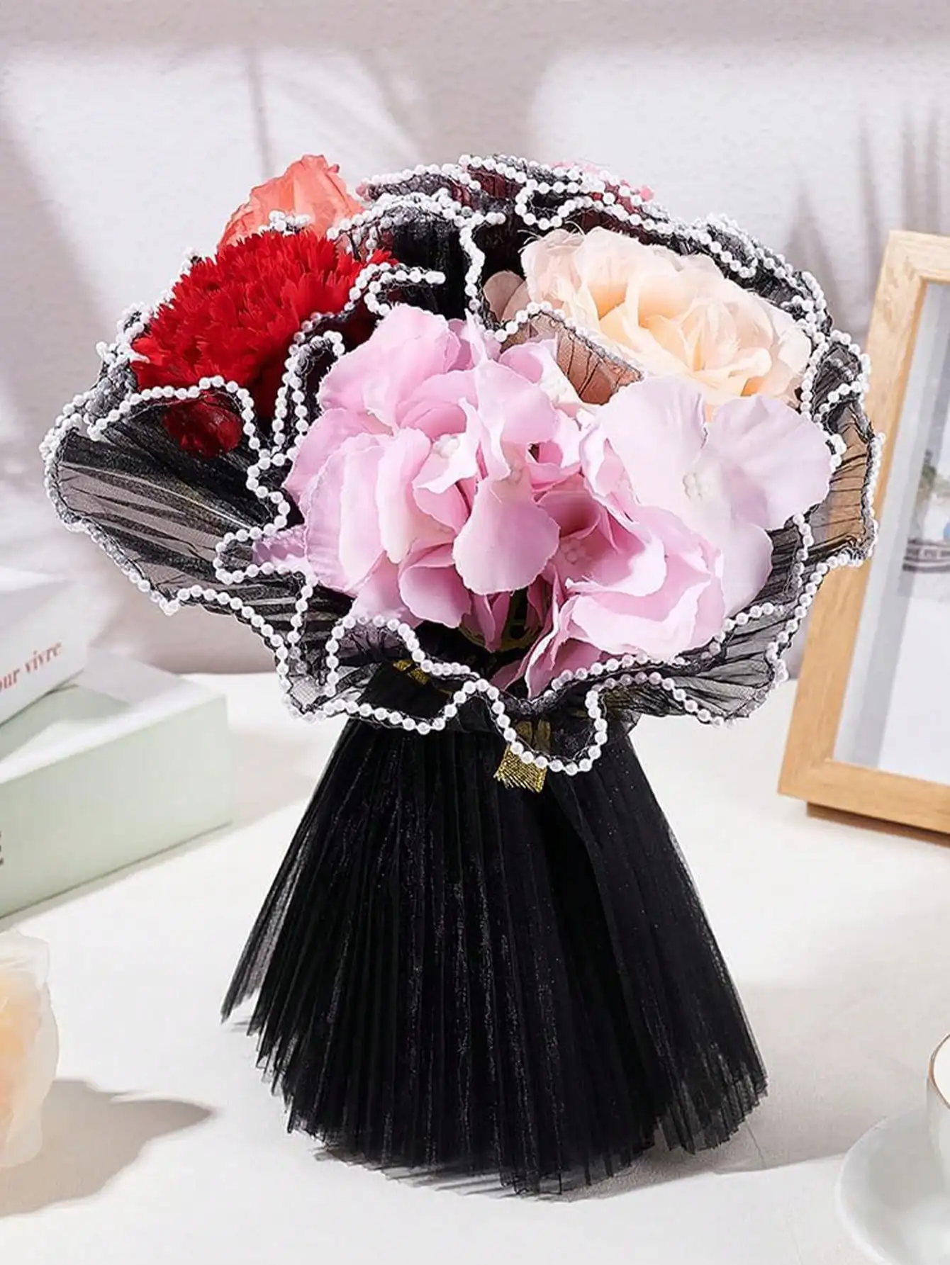 4Yards Faux Pearl Edge Flower  - Ae Florist Supply 评论和价格