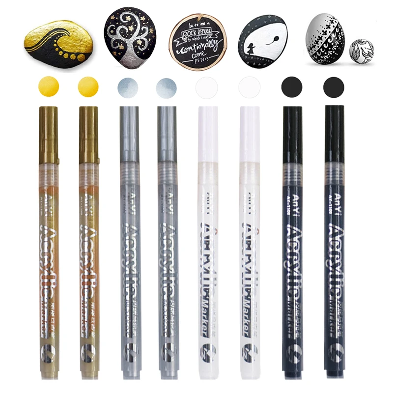 3Pcs/set White Acrylic Paint P - Copic Marker Classic 评论和价格