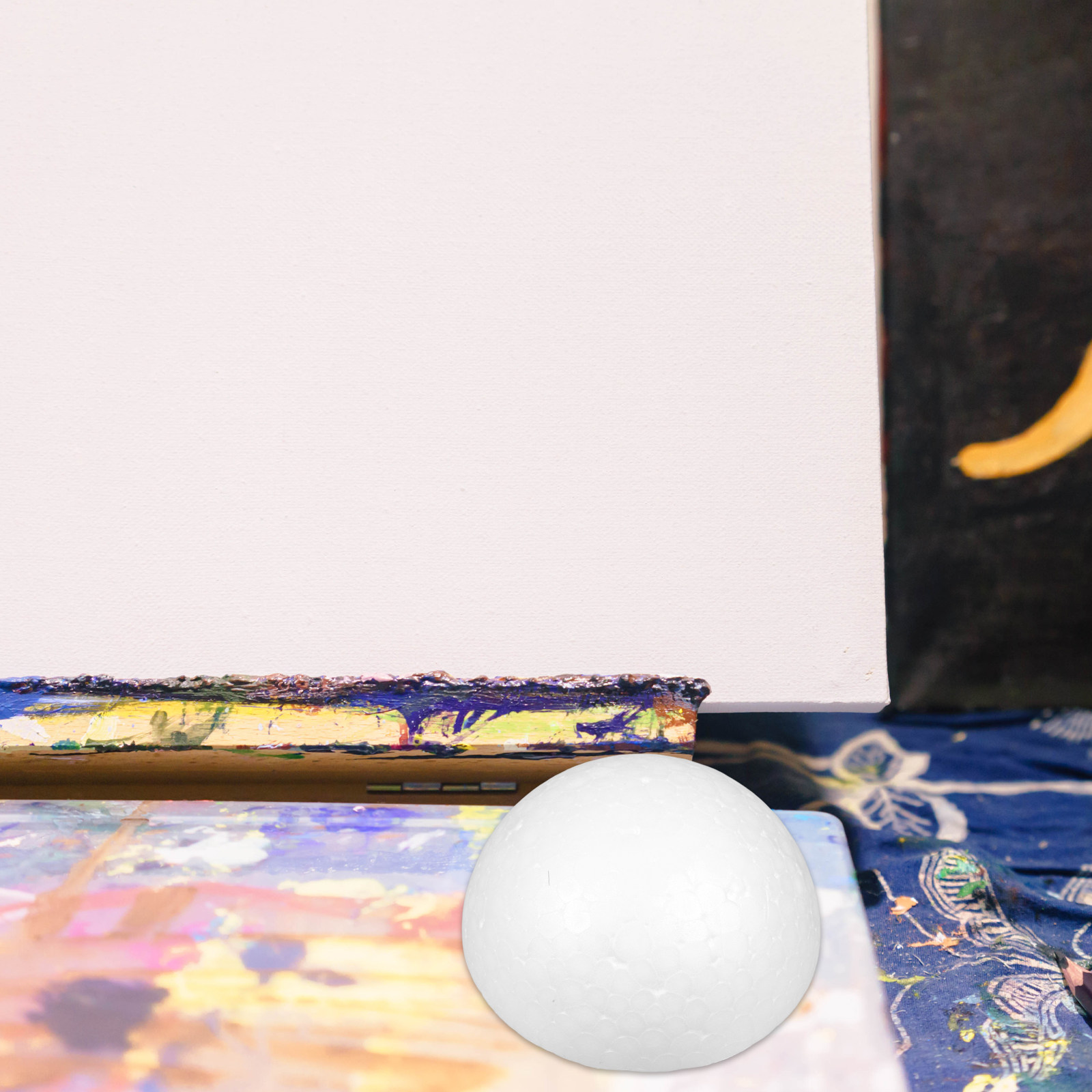 12Pcs Foam Half Balls Unpainte - Bouquet Holder Foam 评论和价格