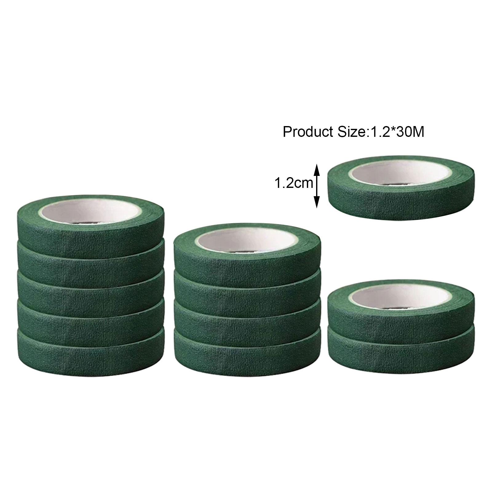 12 Rolls Floral Tapes, Dark Gr - Floral Tape Green 评论和价格