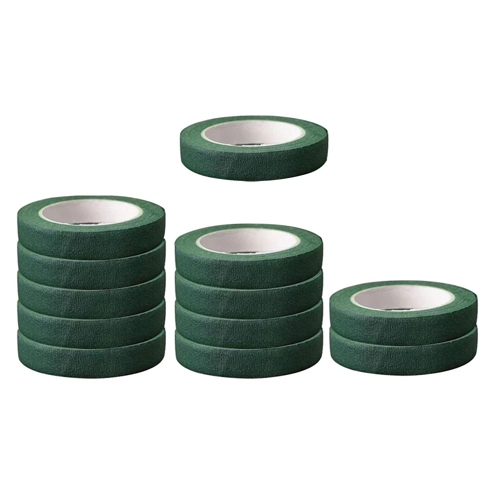 12 Rolls Floral Tapes, Dark Gr - Floral Tape Green 评论和价格