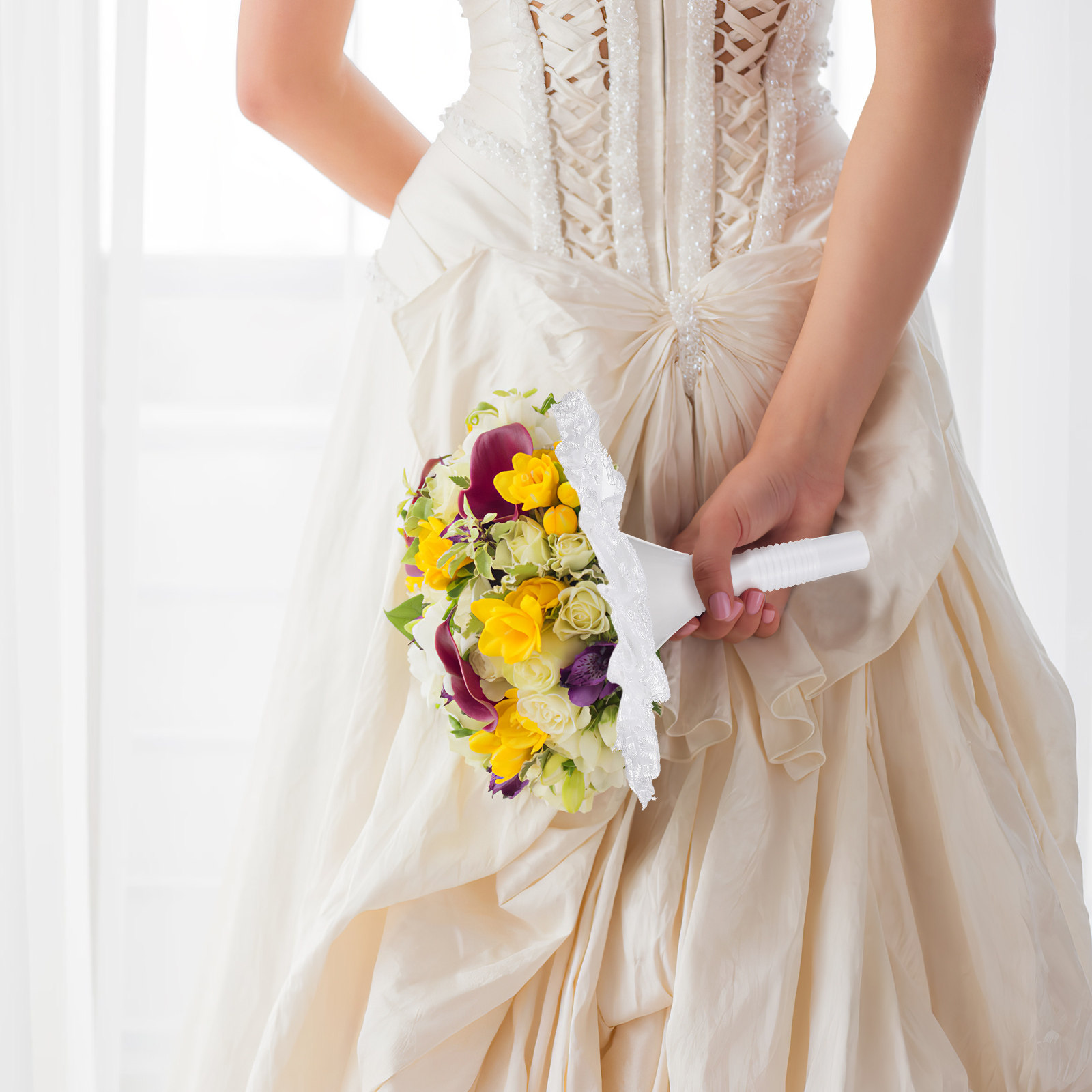 1Set Wedding Bouquet Holder La - Bouquet Holder Foam 评论和价格