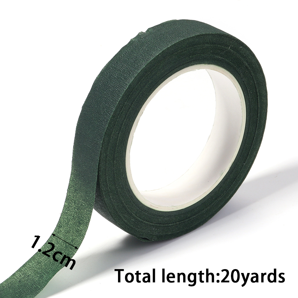 20Yards/Rolls Green Brown Flow - Floral Tape Green 评论和价格