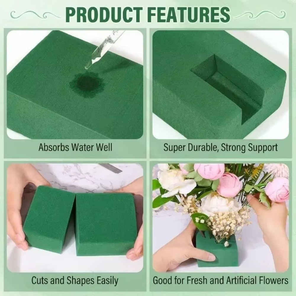 Green Flower Arrangement Foam  - Bouquet Holder Foam 评论和价格