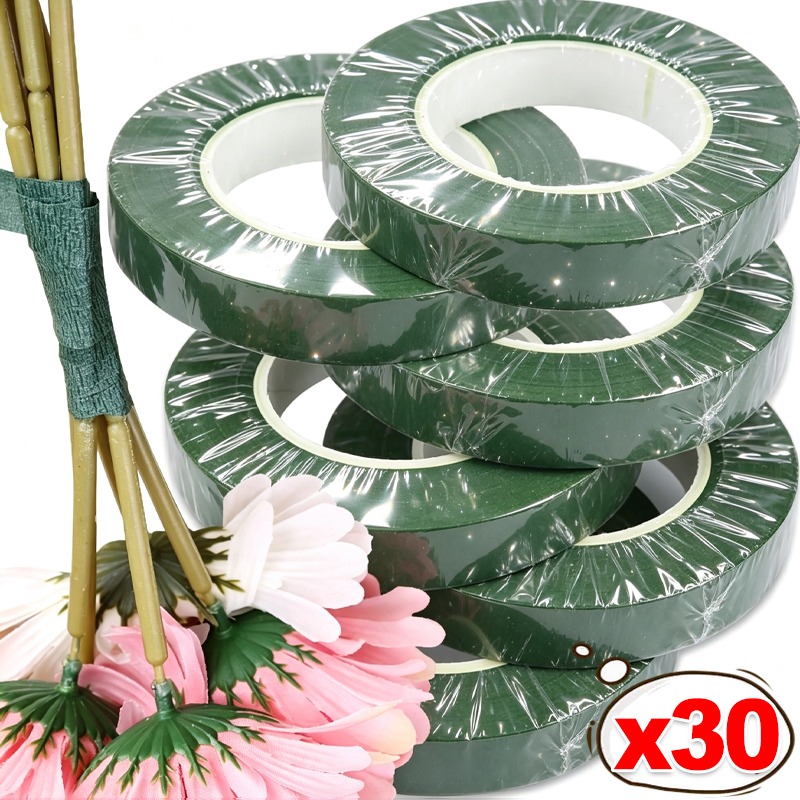 30/1x Gardening Tape Self-Adhe - Floral Tape Green 评论和价格