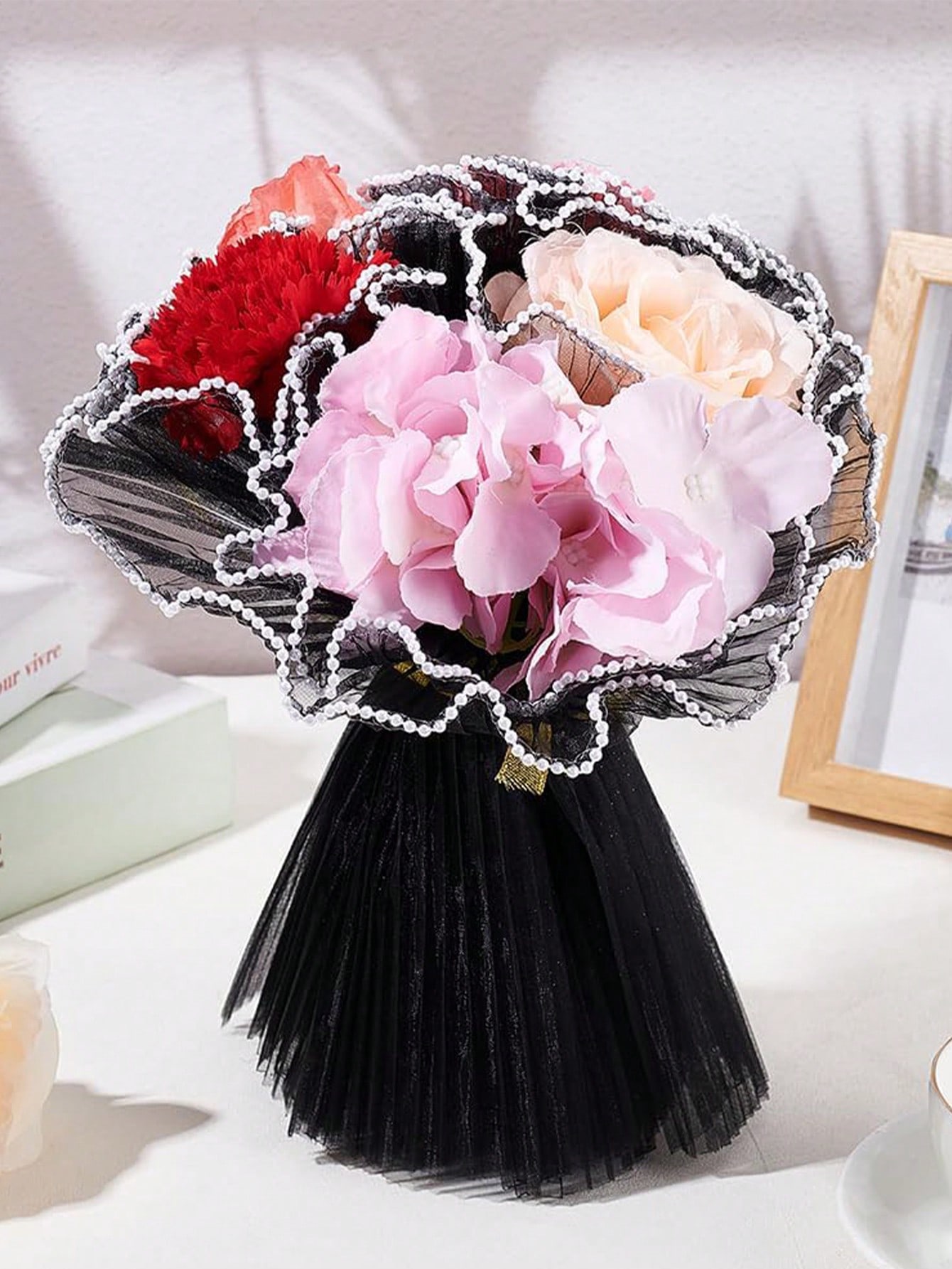 4Yards Faux Pearl Edge Flower  - Ae Florist Supply 评论和价格